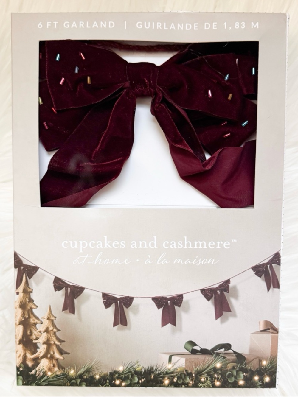 Velvet Bow Garland
